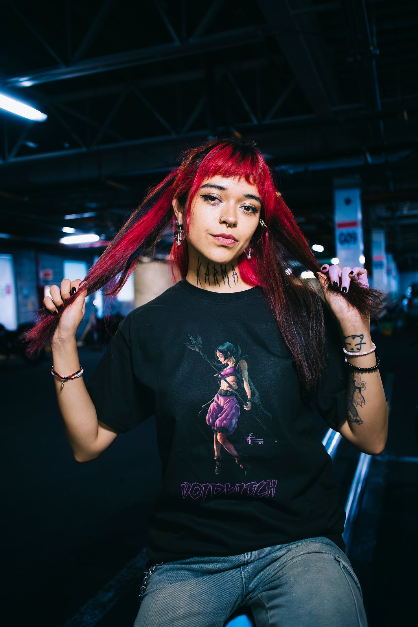Playera "Void Witch" color Negro