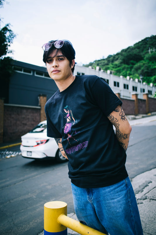 Playera "Void Witch" color Negro