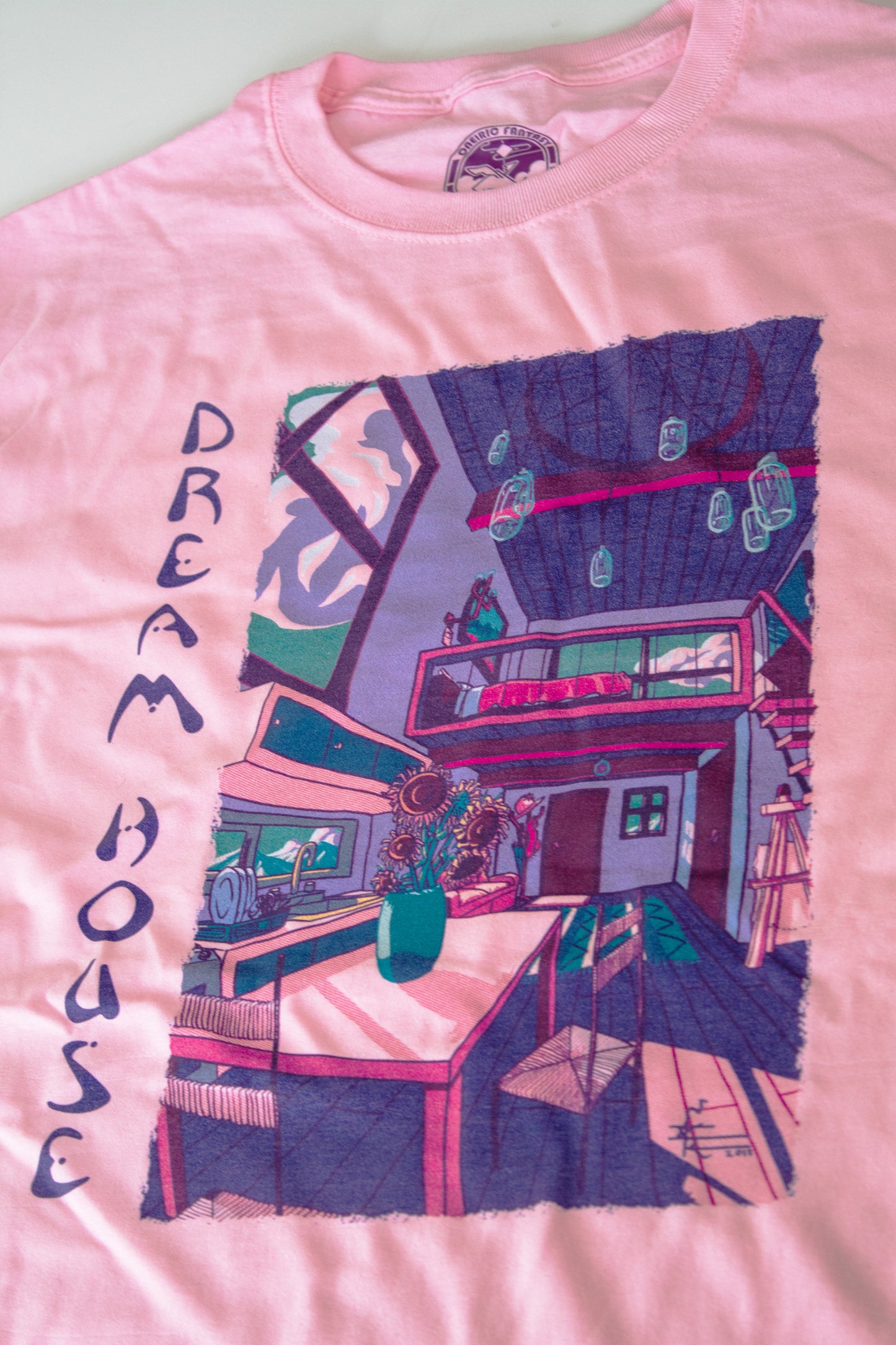 Playera "Dream House" color rosa