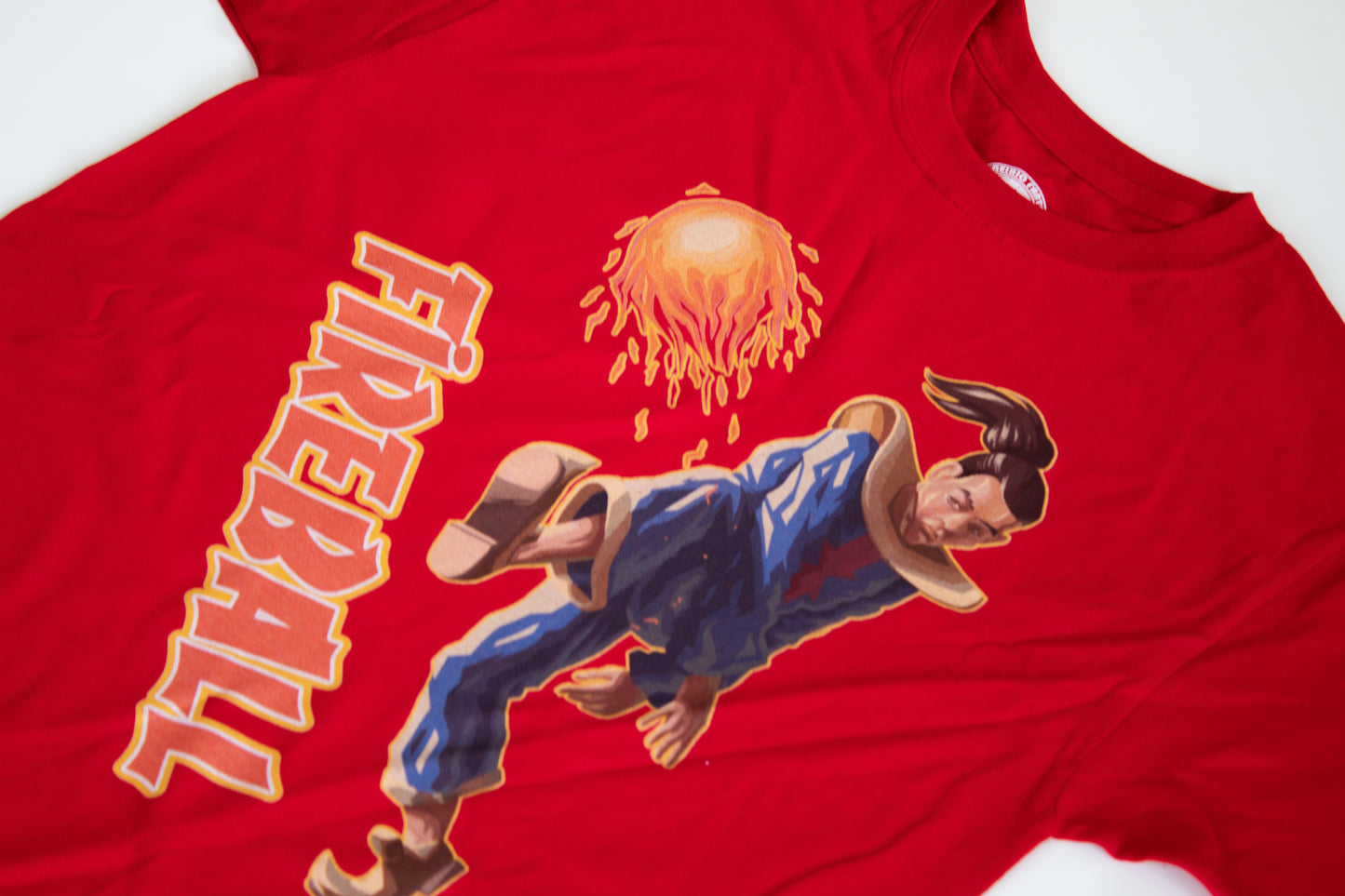 Playera "Fireball" color roja