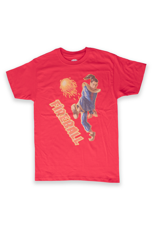 Playera "Fireball" color roja
