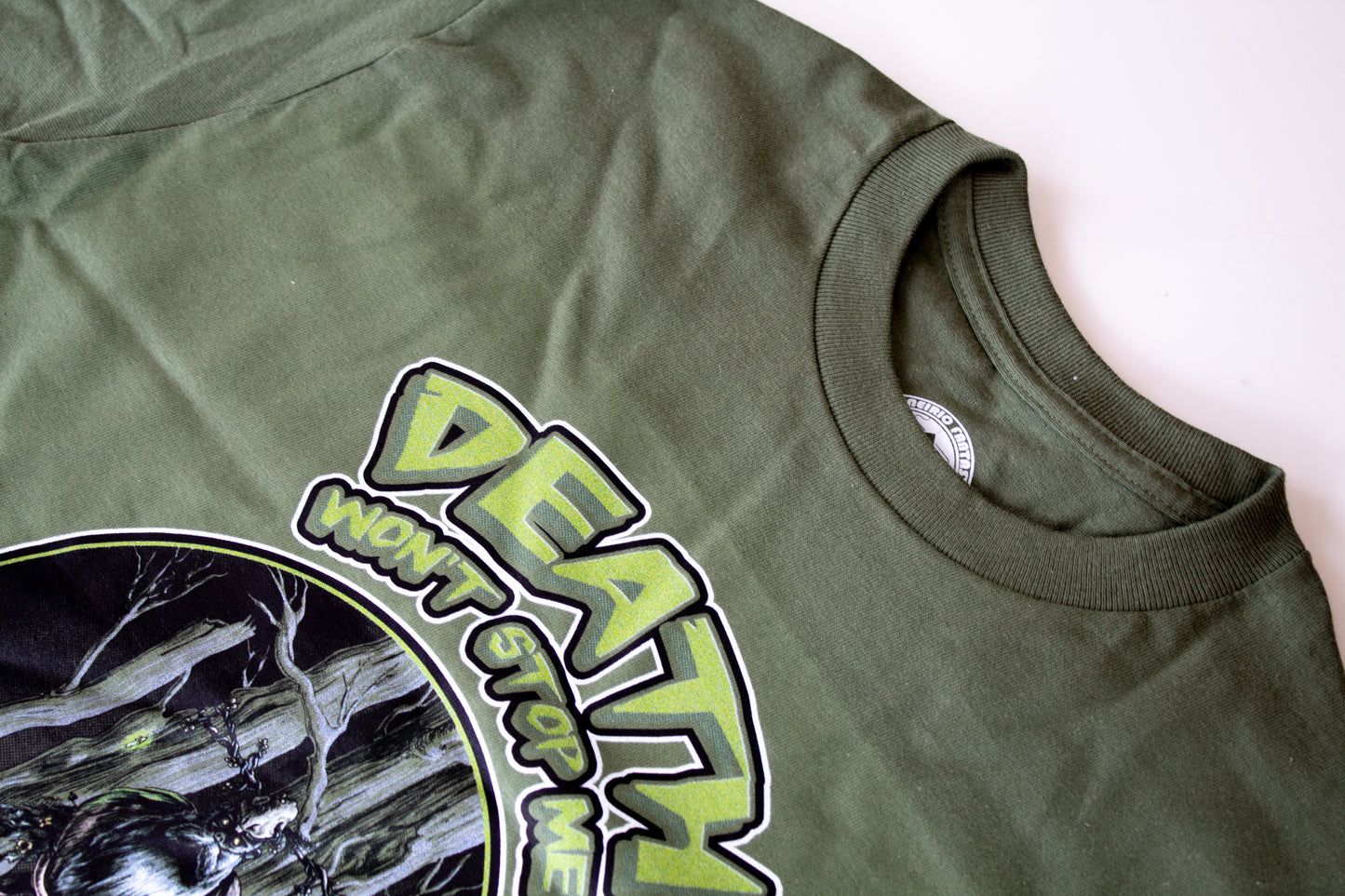 Playera "Zombie Druid" color verde militar