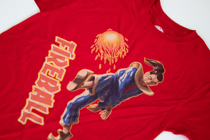 Playera "Fireball" color roja