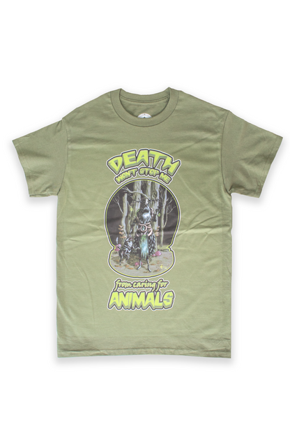 Playera "Zombie Druid" color verde militar